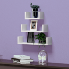 Jogo De 3 Prateleiras Tipo U De Mdf 3 Tamanhos 60cm | 50cm |